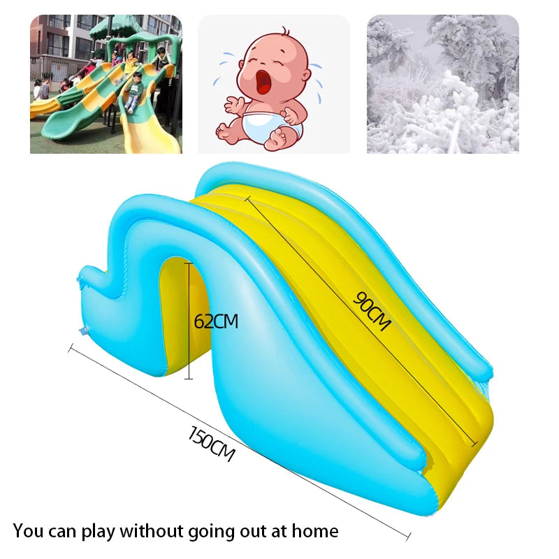 Inflatable Pool Slide for Kids – Outdoor Climber & Splash Slide for Above-Ground Pools