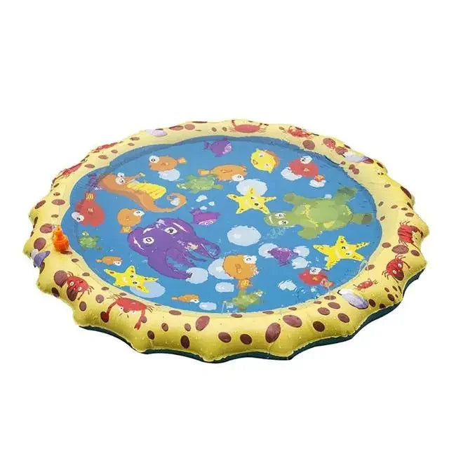 100/170CM Inflatable Water Spray Play Mat – Outdoor Splash Pad for Kids, Lawn & Beach Summer Fun