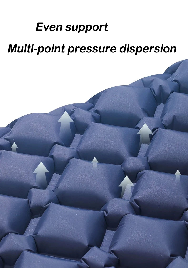 Camping Air Mattress 1-2 Person | Electric/Foot Pump Inflatables | Fast Inflation, Anti-Slip Surface Portable for Hiking/Beach
