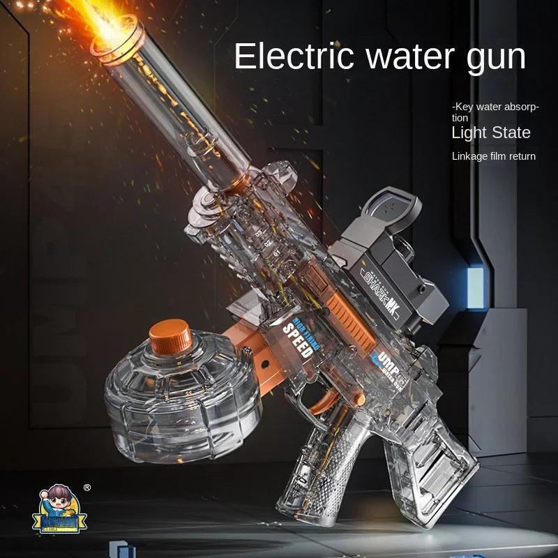 Electric Water Gun – Powerful Automatic Squirt Toy for Kids & Adults