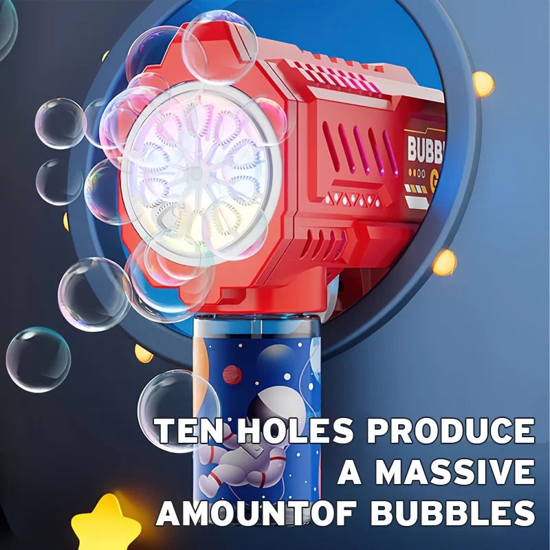 Space Bubble Gun – Electric Handheld Toy (No Battery or Bubble Water Included)