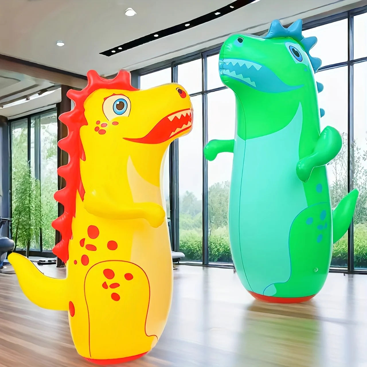Colorful Dinosaur Inflatable Sandbags - a Vertical Flip Toy for Teenagers Dinosaur Toy Practice Daily Boxing
