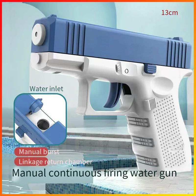 High-Pressure Water Gun – Non-Electric Automatic Squirt Toy for Kids & Adults