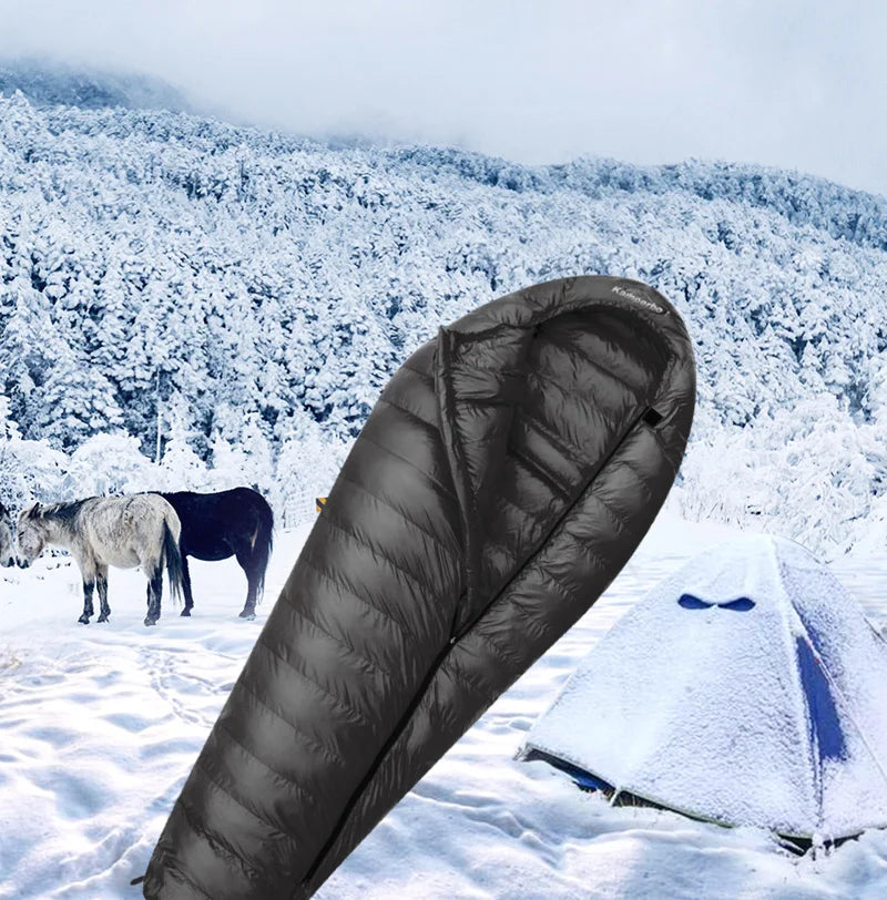 kamperbox Sleeping Bag Winter Sleeping Bag Ultralight Equipment CW1100 Washable
