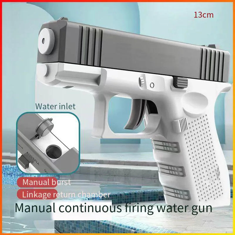 High-Pressure Water Gun – Non-Electric Automatic Squirt Toy for Kids & Adults