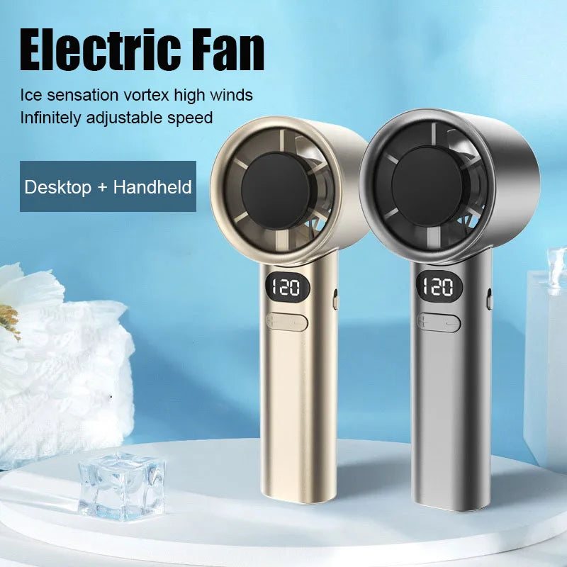 Handheld Fan – USB Rechargeable, High-Speed Personal Cooling Fan