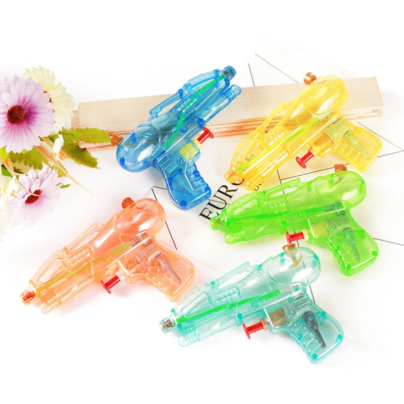5-Pack Mini Water Guns – Transparent Squirt Toys for Kids’ Summer Play