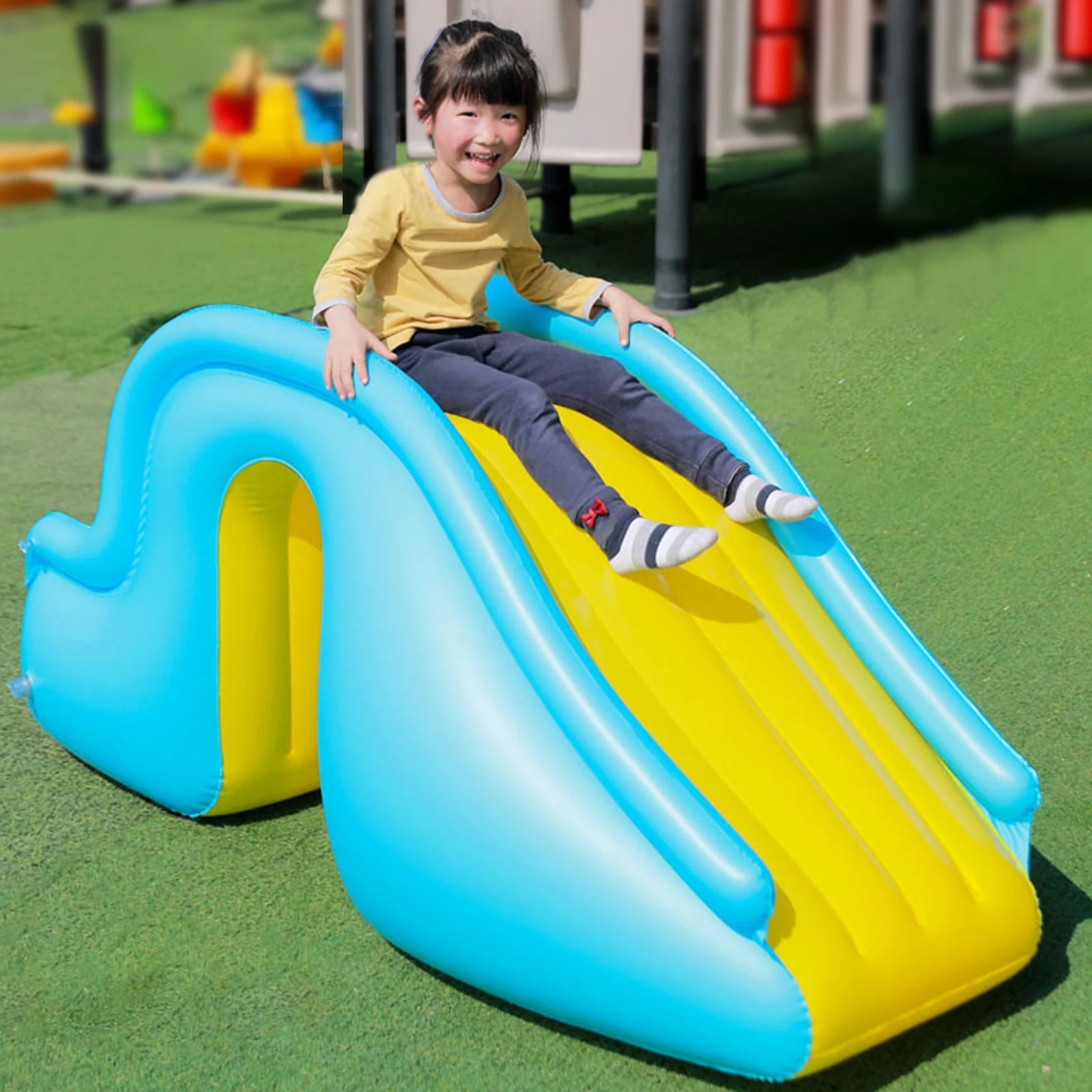 Inflatable Pool Slide for Kids – Outdoor Climber & Splash Slide for Above-Ground Pools