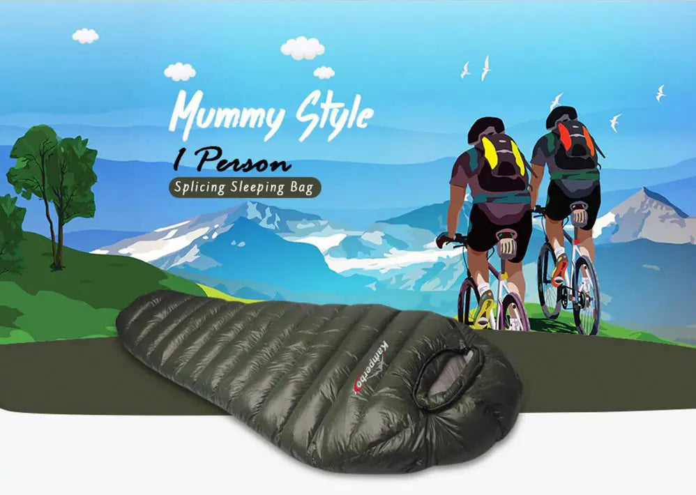 Kamperbox Cold Temperature Winter Sleeping Bag Down Sleeping Bag Winter Camping Equipment