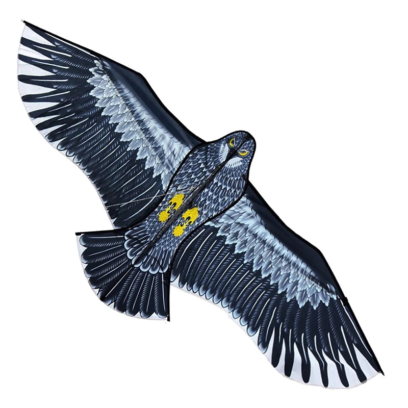 1.1m 3D Flat Eagle Kite – Large Flying Bird Kite for Kids, Outdoor Cloth Toy, Random Color