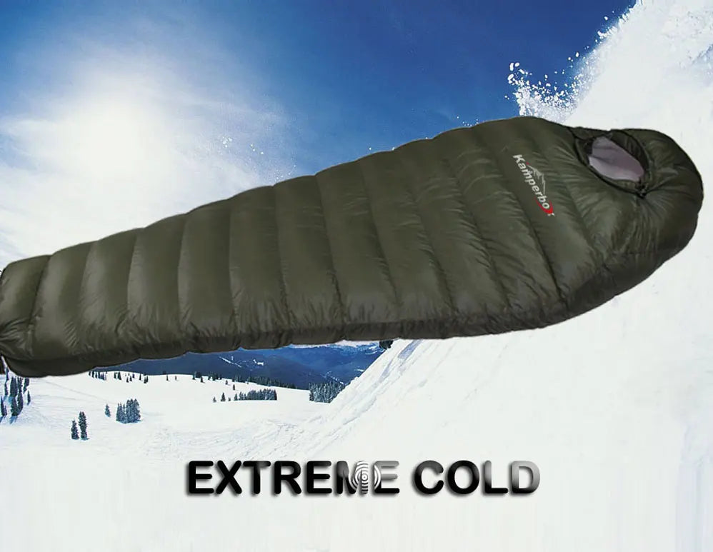 Kamperbox Cold Temperature Winter Sleeping Bag Down Sleeping Bag Winter Camping Equipment