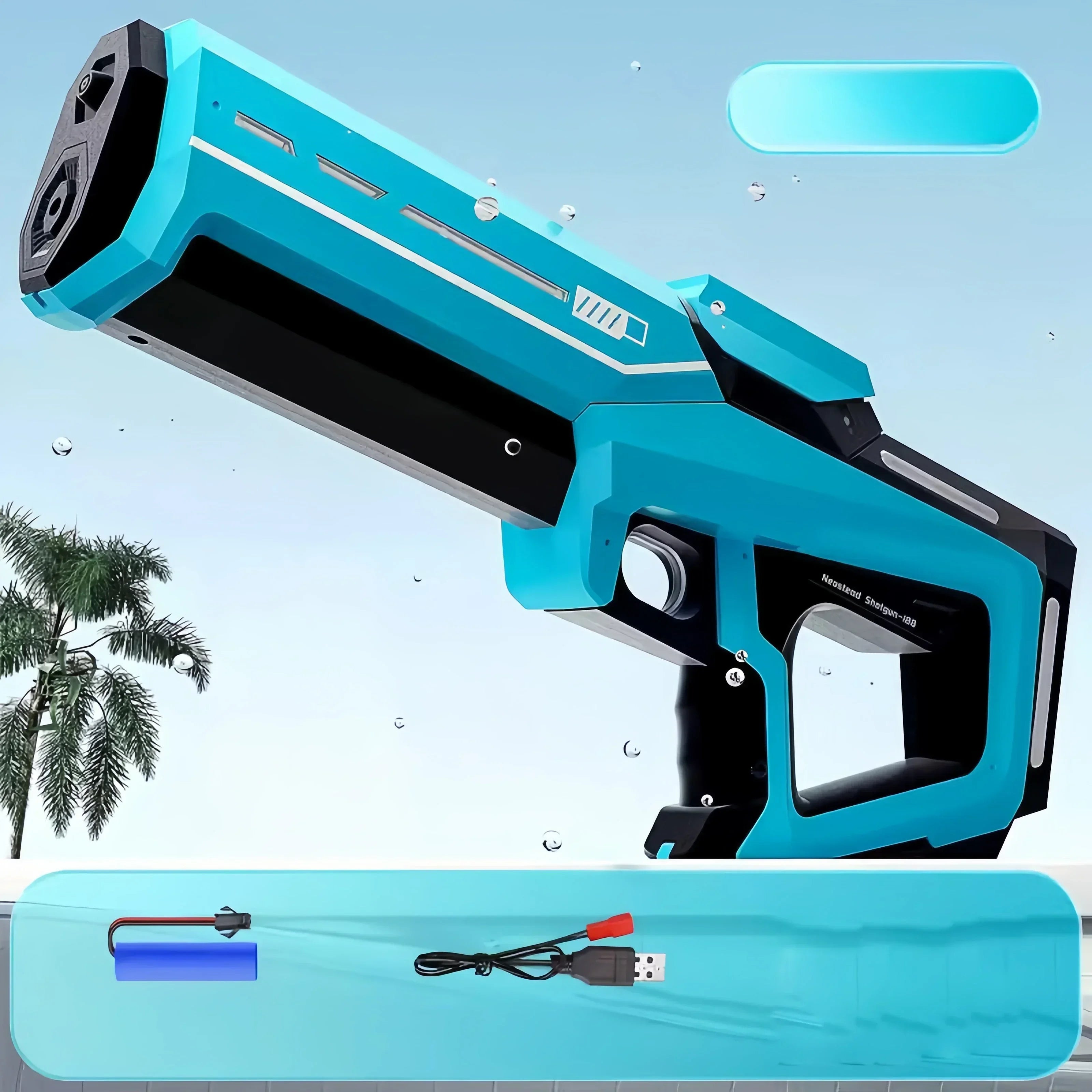 Electric Water Gun – Powerful Automatic Squirt Blaster for Kids & Adults