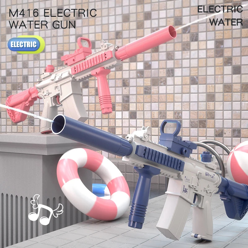 M416 Electric Water Gun – Full Automatic Shooting Toy for Kids & Adults