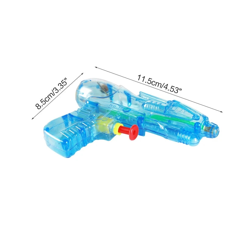 5-Pack Mini Water Guns – Transparent Squirt Toys for Kids’ Summer Play