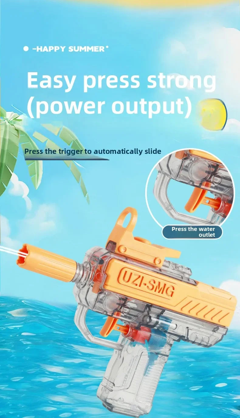 High-Pressure Water Gun – Non-Electric Automatic Beach Toy for Kids & Adults