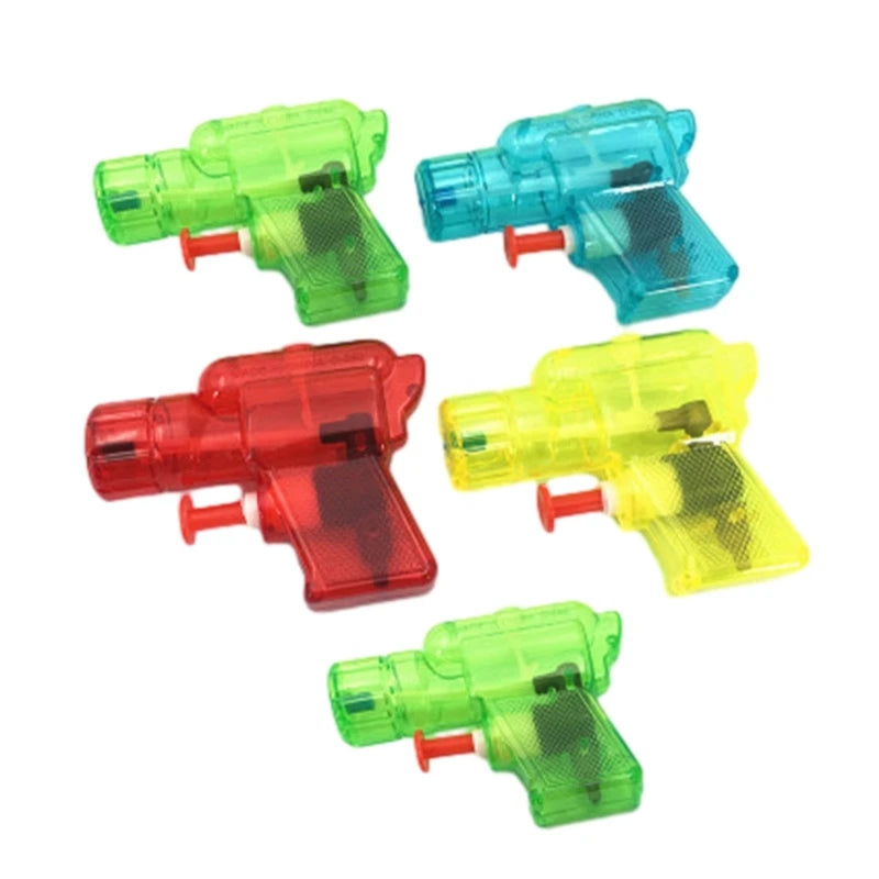 5-Pack Mini Water Guns – Transparent Squirt Toys for Kids’ Summer Play