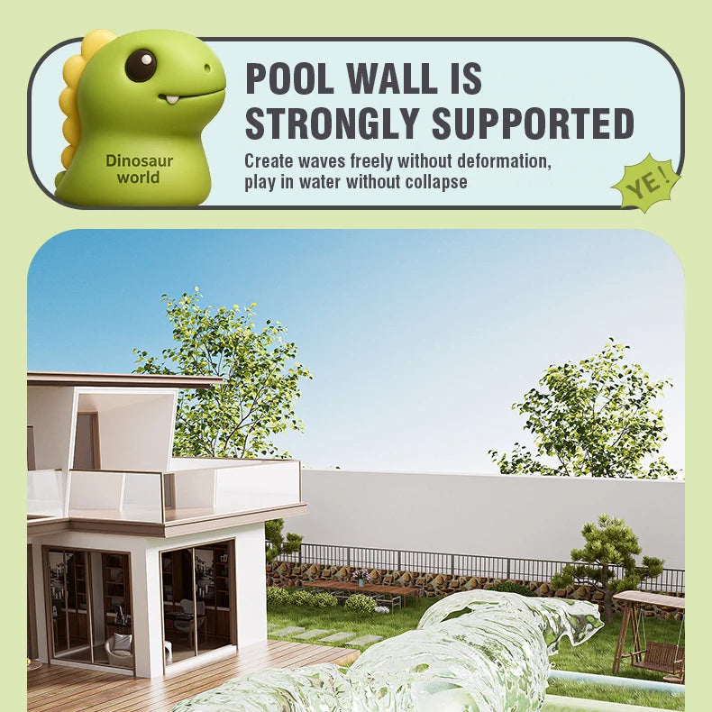 Large Inflatable Pool – Foldable Family Pool for Indoor & Outdoor Use