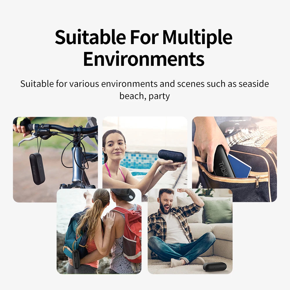 Tribit XSound Go Bluetooth Speaker – IPX7 Waterproof, 24H Playtime, Type-C