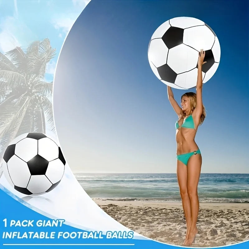 Inflatable Football – Pool & Backyard Outdoor Toy for Kids
