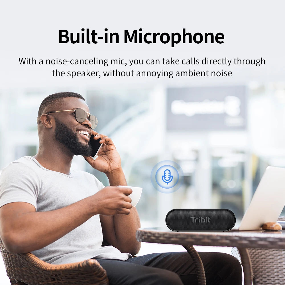 Tribit XSound Go Bluetooth Speaker – IPX7 Waterproof, 24H Playtime, Type-C
