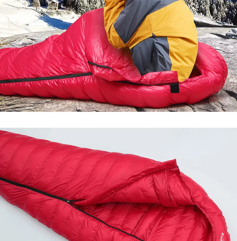 kamperbox Sleeping Bag Winter Sleeping Bag Ultralight Equipment CW1100 Washable