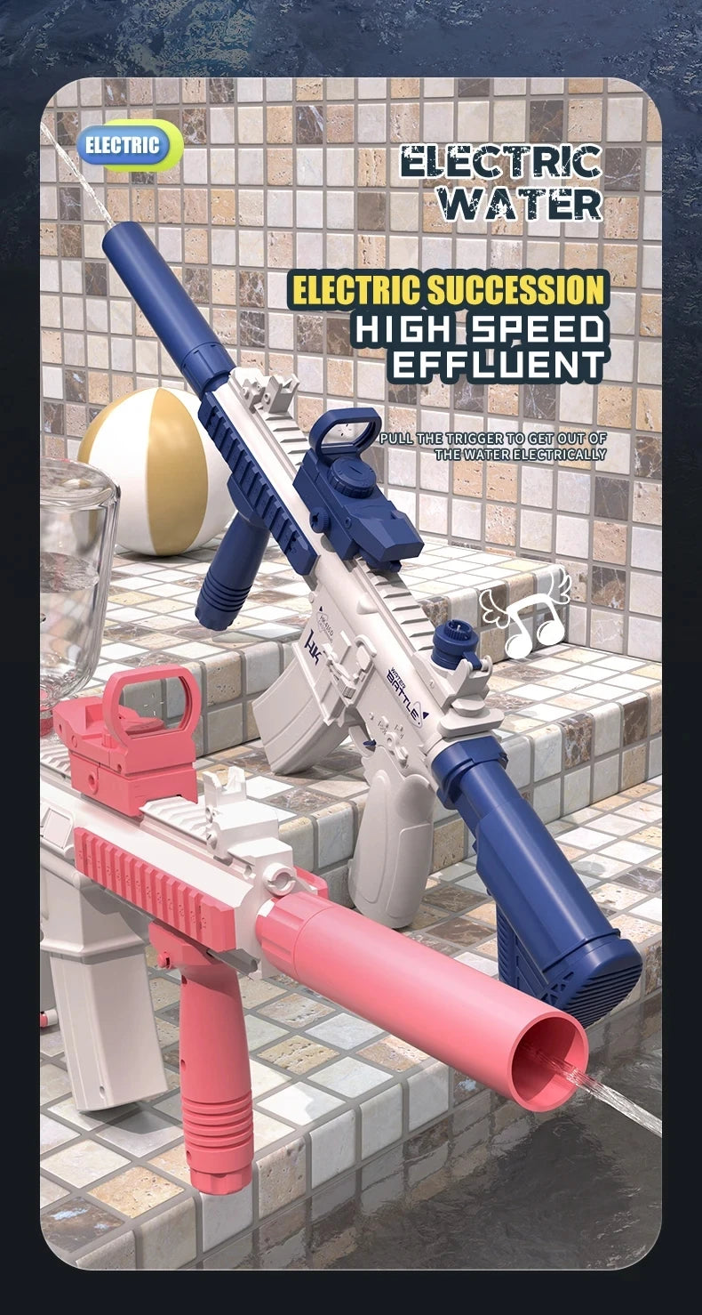 M416 Electric Water Gun – Full Automatic Shooting Toy for Kids & Adults