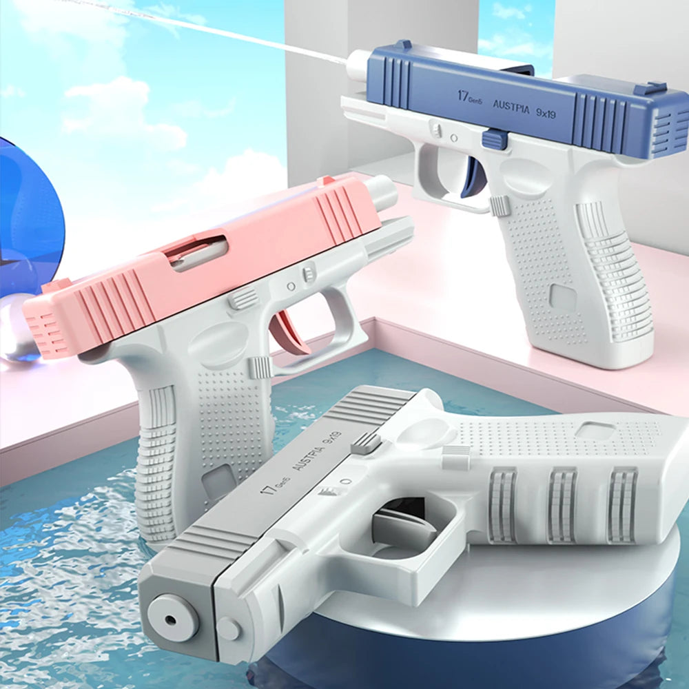 High-Pressure Water Gun – Automatic Energy-Charging Squirt Toy for Kids