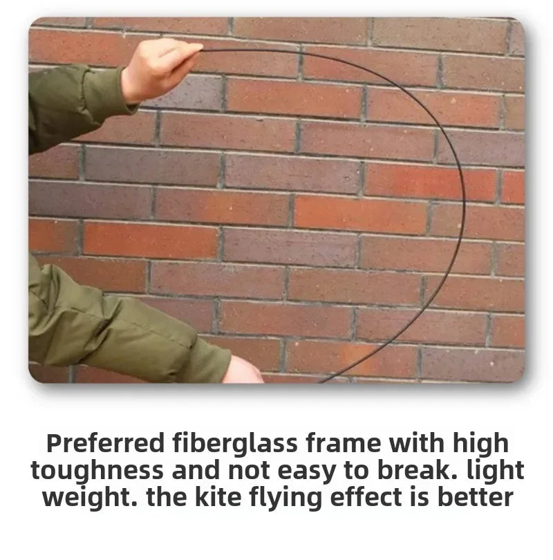 Large Delta Kite for Kids & Adults Easy To Fly Large Huge Delta Kite Come with 5m Tail Easy To Fly Kite Outdoor Toy
