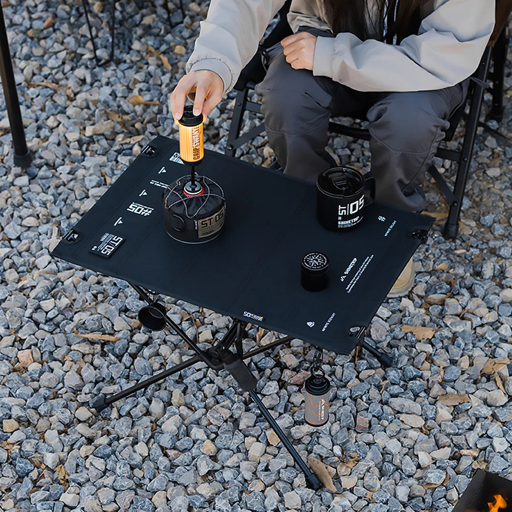 Outdoor Folding Table Multifunctional Lightweight Picnic Table Large Capacity Portable Camping Table for Outdoor Picnic Fishing