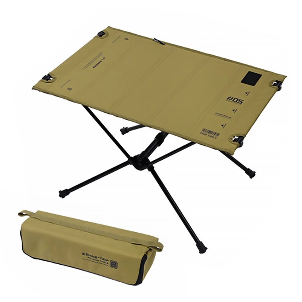 Outdoor Folding Table Multifunctional Lightweight Picnic Table Large Capacity Portable Camping Table for Outdoor Picnic Fishing