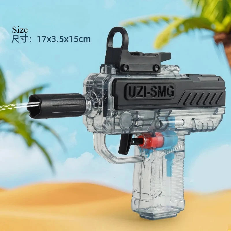 High-Pressure Water Gun – Non-Electric Automatic Beach Toy for Kids & Adults