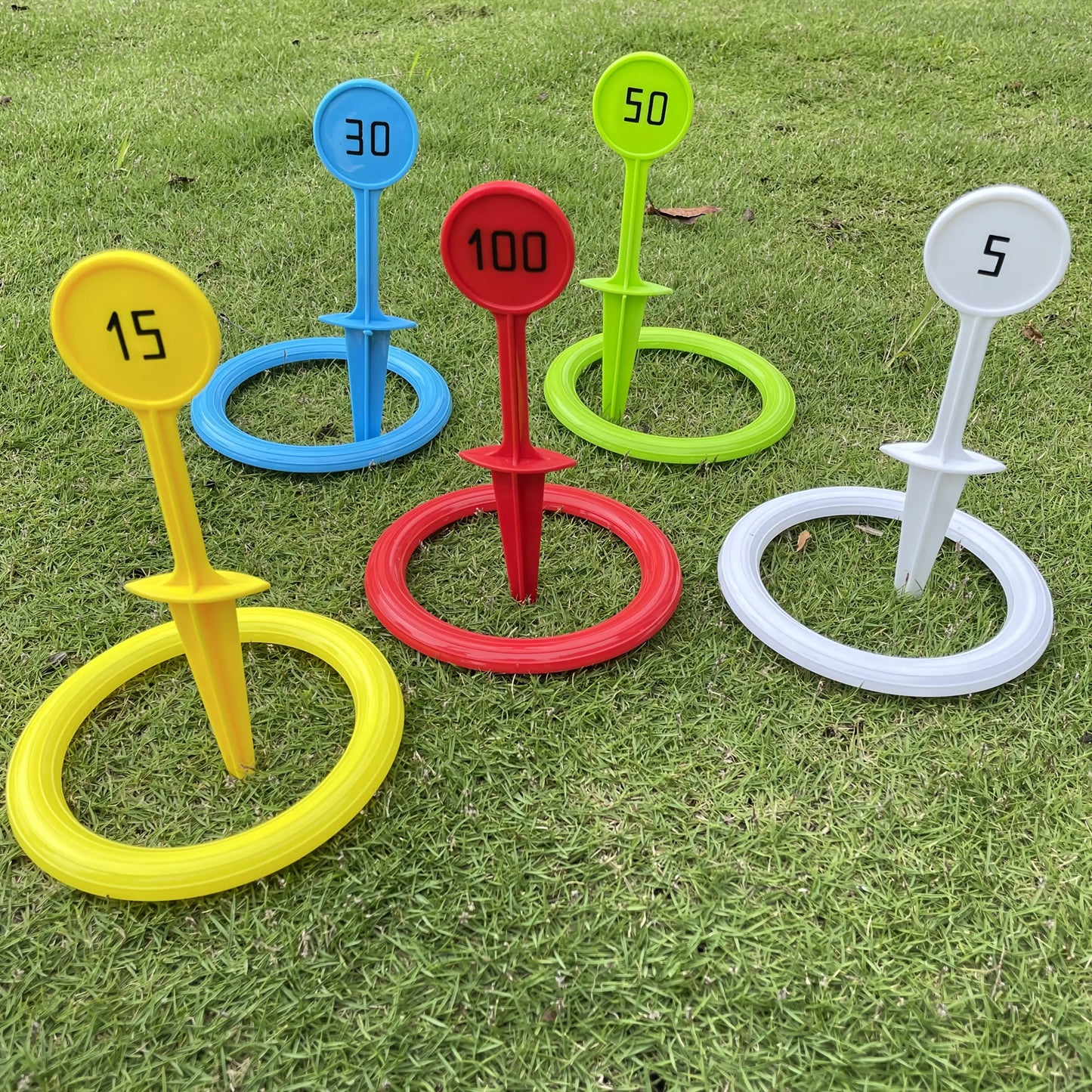 Outdoor Toss Ring Game – 4/8PCS Giant PVC Throwing Rings for Beach, Lawn & Pool Party Fun