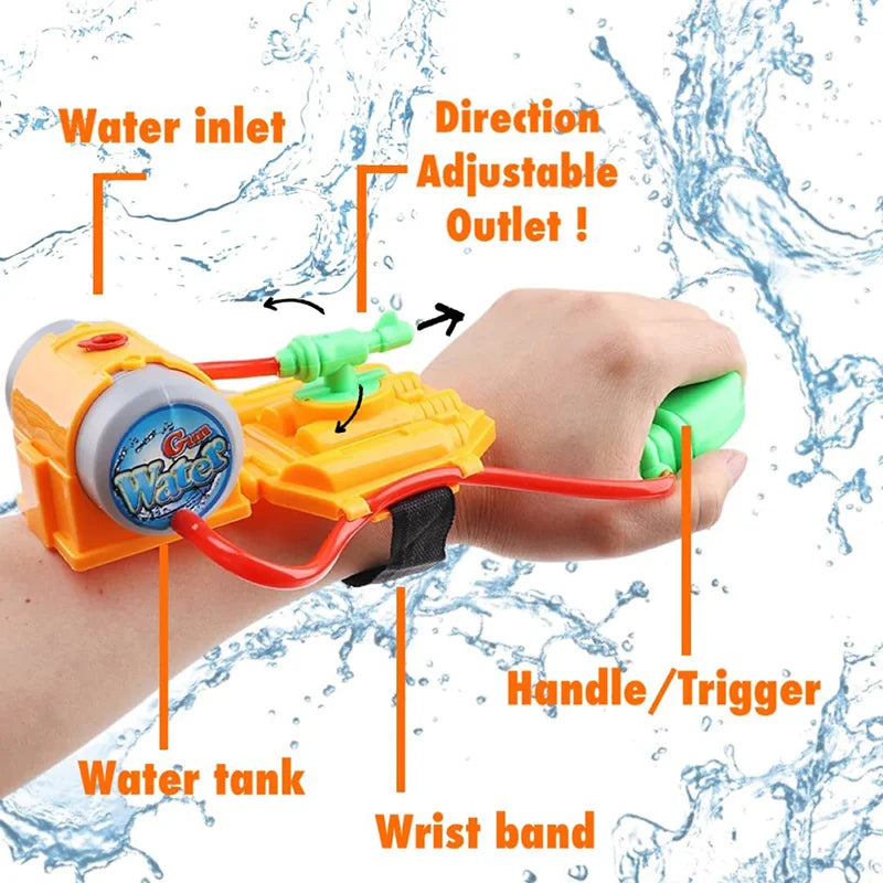 Wrist Water Gun – Wearable Squirt Toy for Pool & Beach Play (Ages 3+)