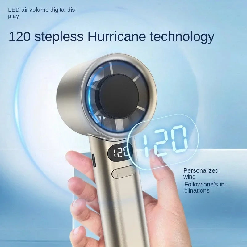 Handheld Fan – USB Rechargeable, High-Speed Personal Cooling Fan