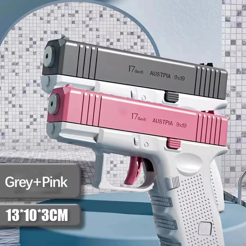High-Pressure Water Gun – Automatic Energy-Charging Squirt Toy for Kids