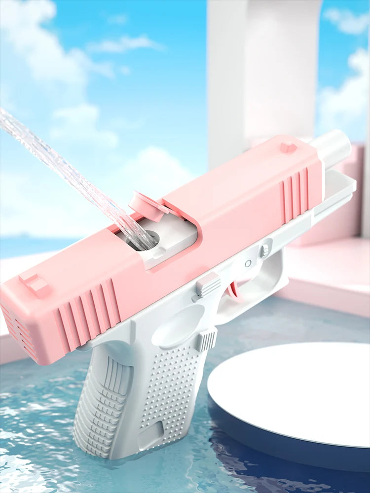 High-Pressure Water Gun – Automatic Energy-Charging Squirt Toy for Kids