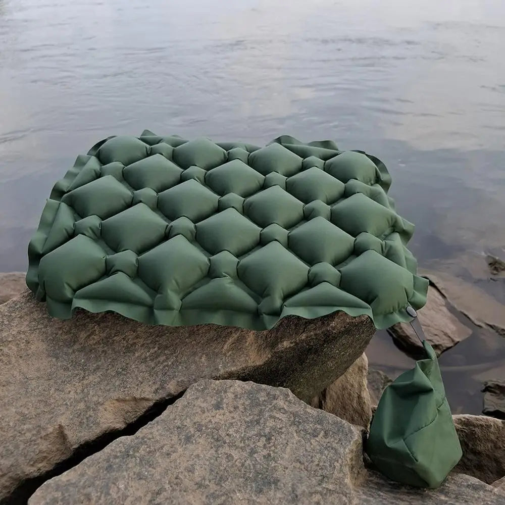 Portable Inflatable Camping Seat Cushion Outdoor Moisture-proof Pad Seat Pad Picnic Sitting Mat For Camp Backpacking Equipment