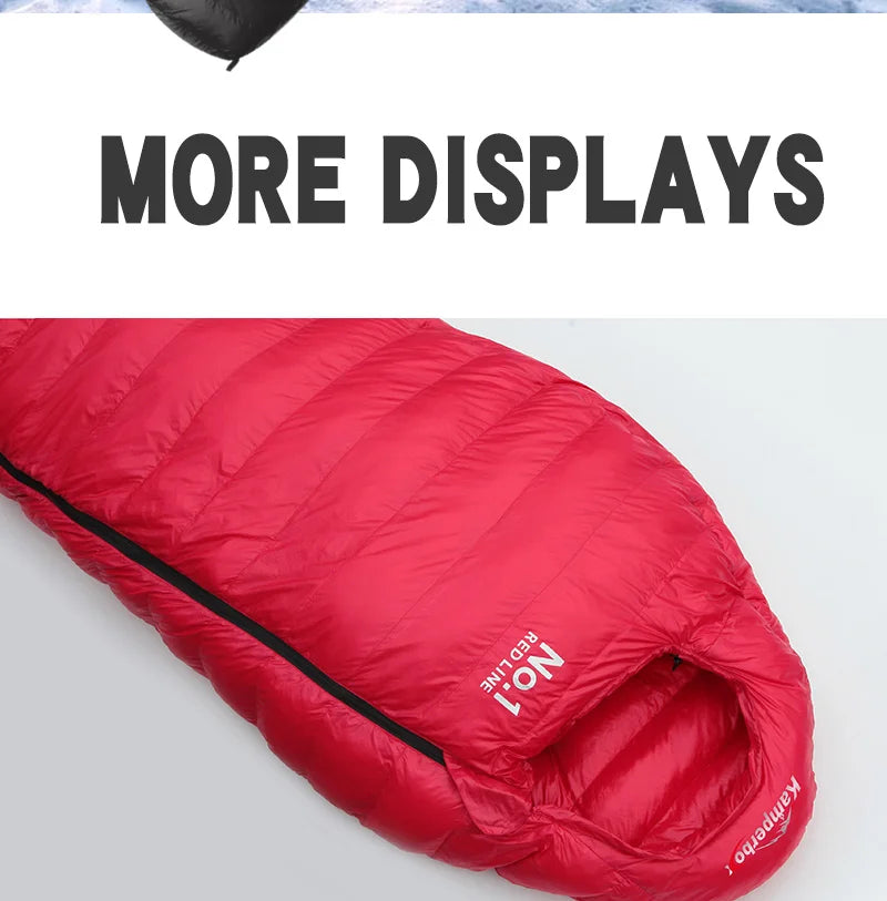 kamperbox Sleeping Bag Winter Sleeping Bag Ultralight Equipment CW1100 Washable