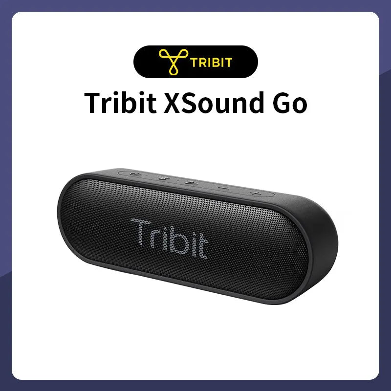 Tribit XSound Go Bluetooth Speaker – IPX7 Waterproof, 24H Playtime, Type-C