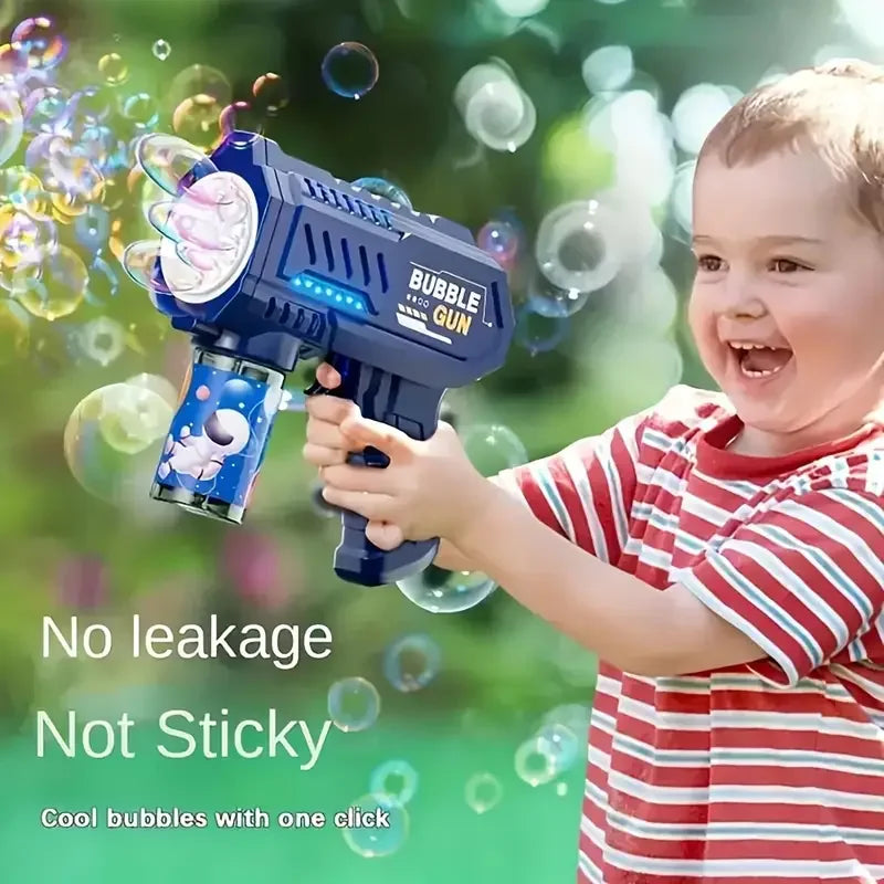 Space Bubble Gun – Electric Handheld Toy (No Battery or Bubble Water Included)