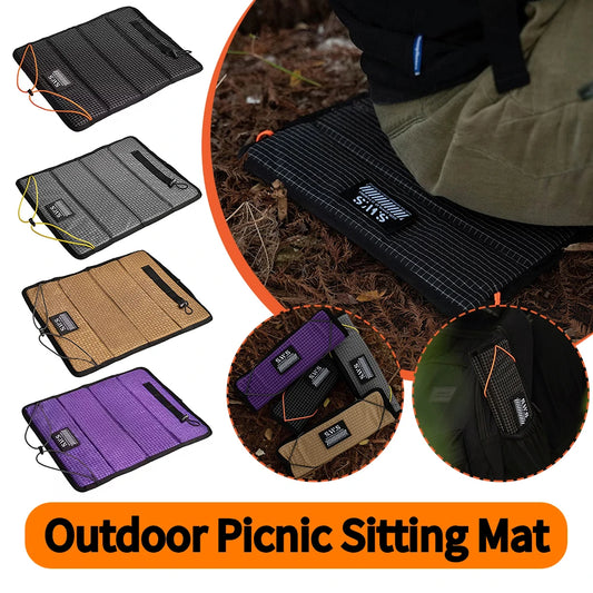 Outdoor Picnic Sitting Mat Waterproof Camping Seat Cushion Anti-Slip Beach Foldable Seat Cushion for Outdoor Camping