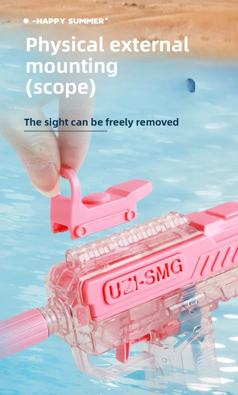 High-Pressure Water Gun – Non-Electric Automatic Beach Toy for Kids & Adults