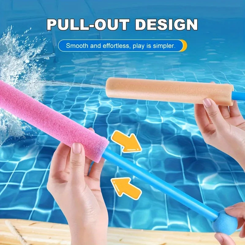 4/8pcs, Random Color Mini Summer Beach Water with Pull-High Pressure Water for Party Games and Outdoor Play