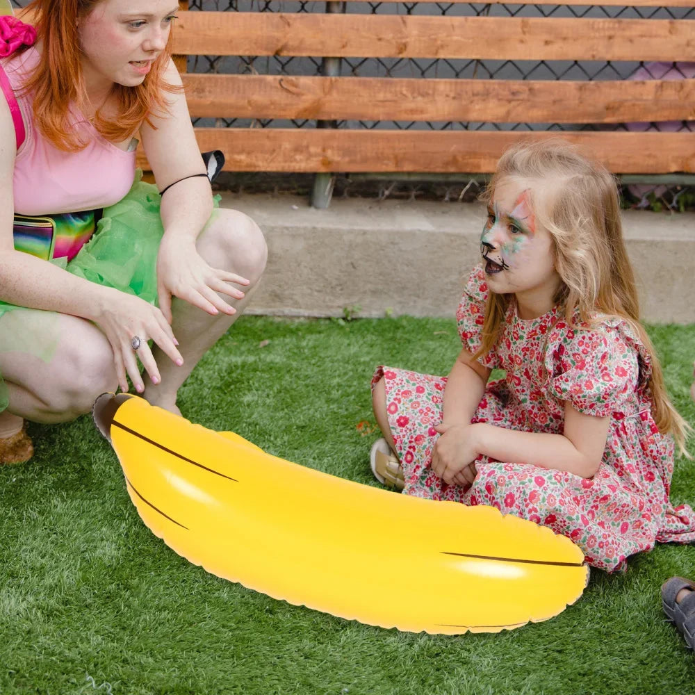 180cm Giant Inflatable Banana – Party Decoration & Photo Prop for Festivals and Garden Events