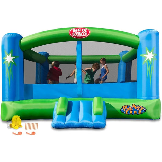 Big Ol Bouncer Inflatable Bounce House w/Blower - Huge - Premium Quality - 6 Players