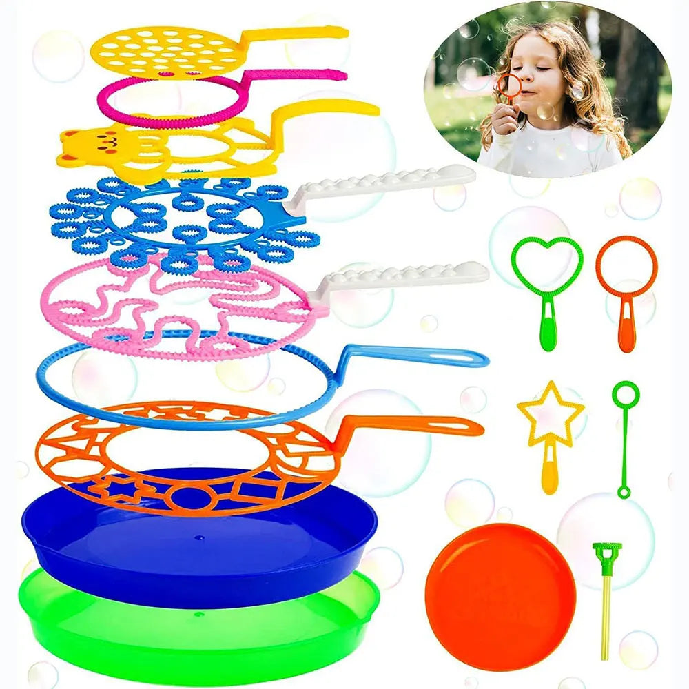 Bubble Stick Set – 3/7pcs Bubble Blowing Toys for Kids & Family Outdoor Fun