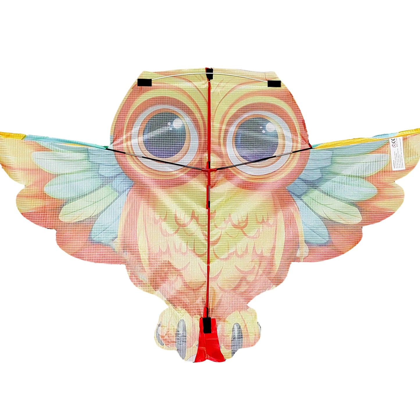New Outdoor Fun Sports Owl Kite With Handle And String For Kids Beach Toys Good Flying
