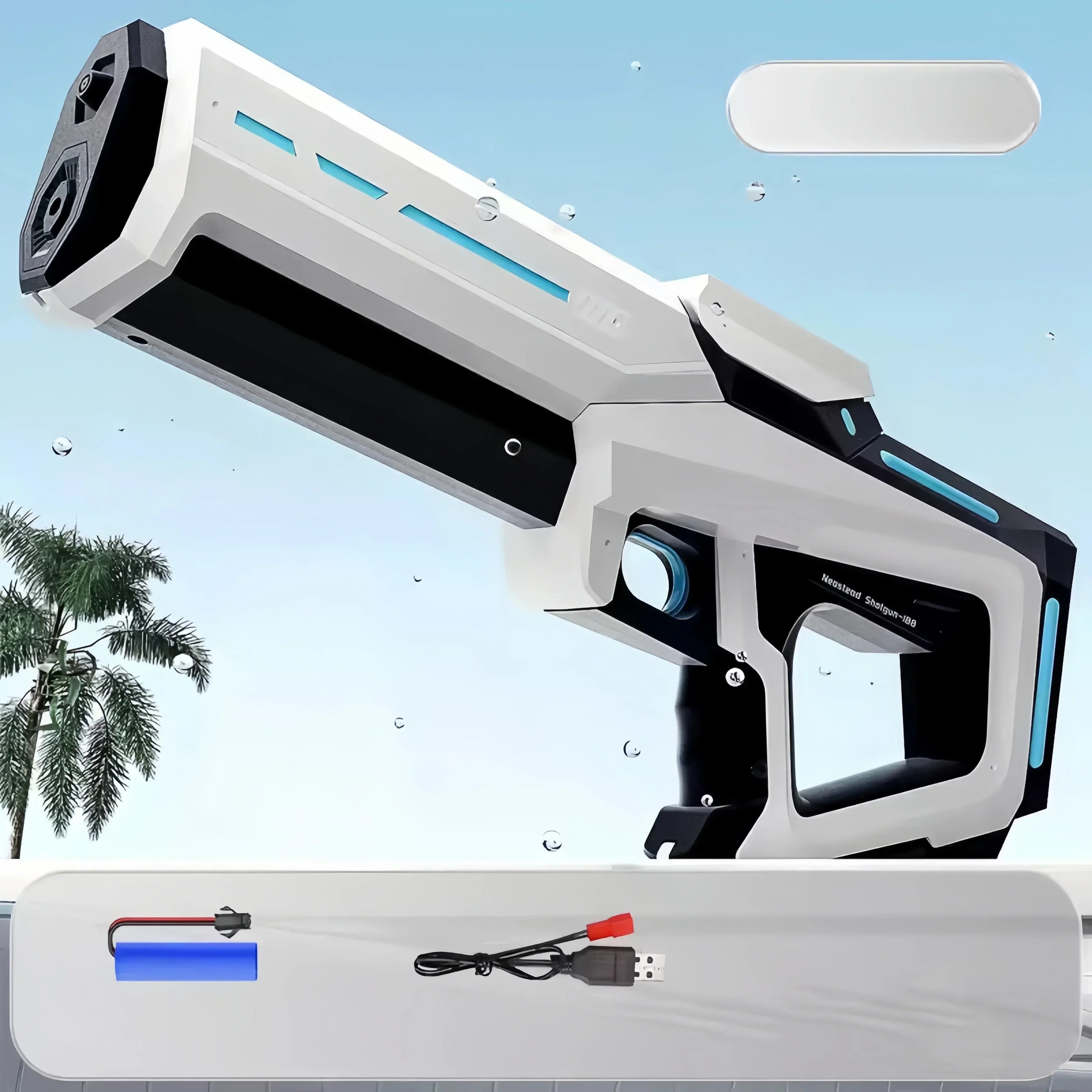 Electric Water Gun – Powerful Automatic Squirt Blaster for Kids & Adults
