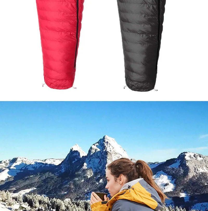 kamperbox Sleeping Bag Winter Sleeping Bag Ultralight Equipment CW1100 Washable