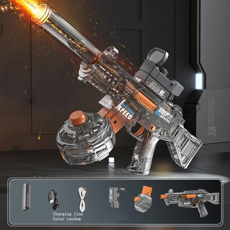 Electric Water Gun – Powerful Automatic Squirt Toy for Kids & Adults